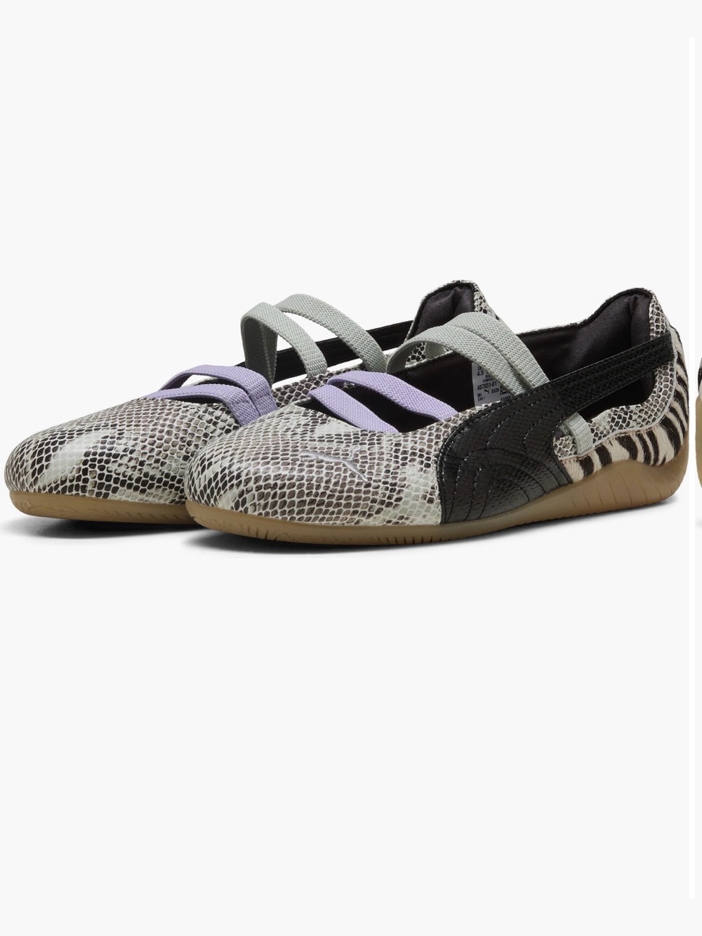 PUMA Speedcat Ballet Mixed Feel Genuine Calf Hair Sneaker size 8